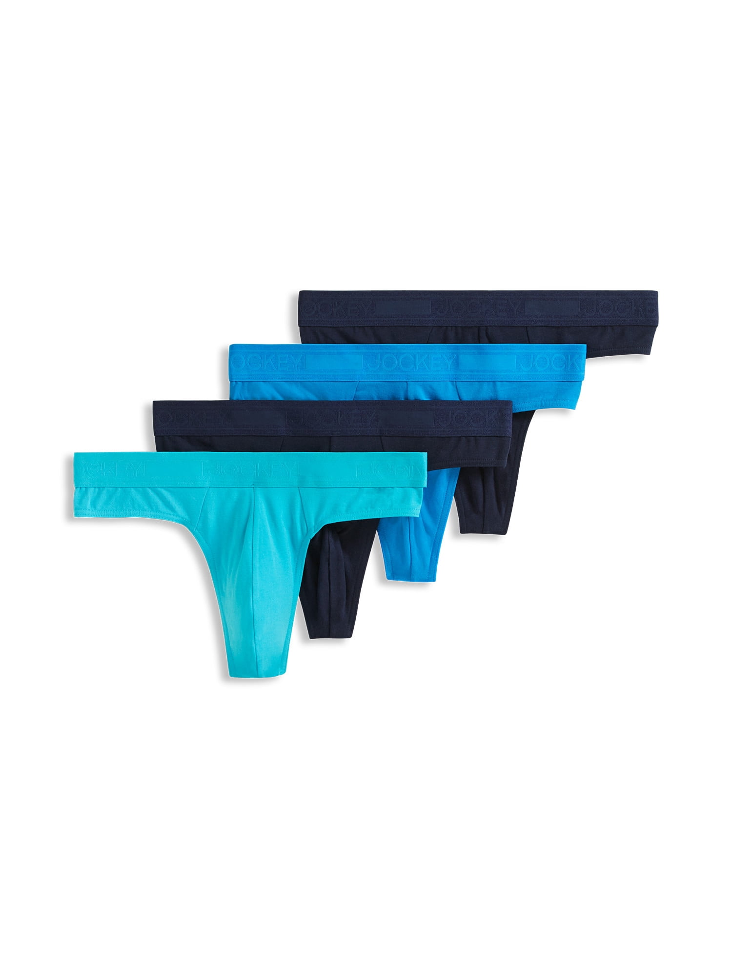 Jockey Essentials 4 pack Cotton Stretch Men's Thong