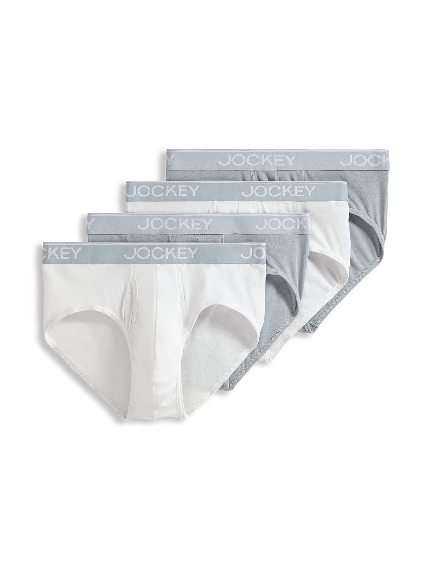 Jockey Essentials 4 pack cotton blend men's brief