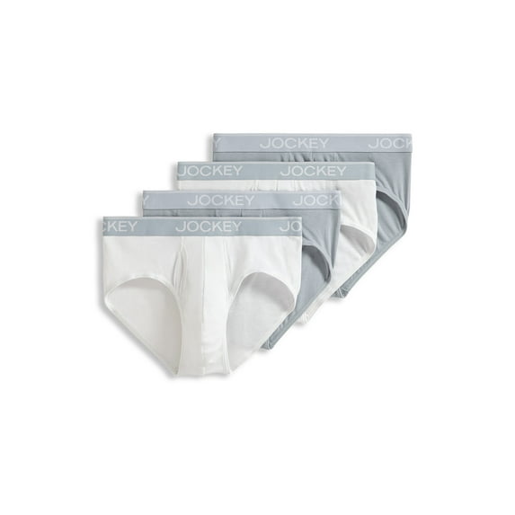 Jockey Essentials 4 pack cotton blend men's brief