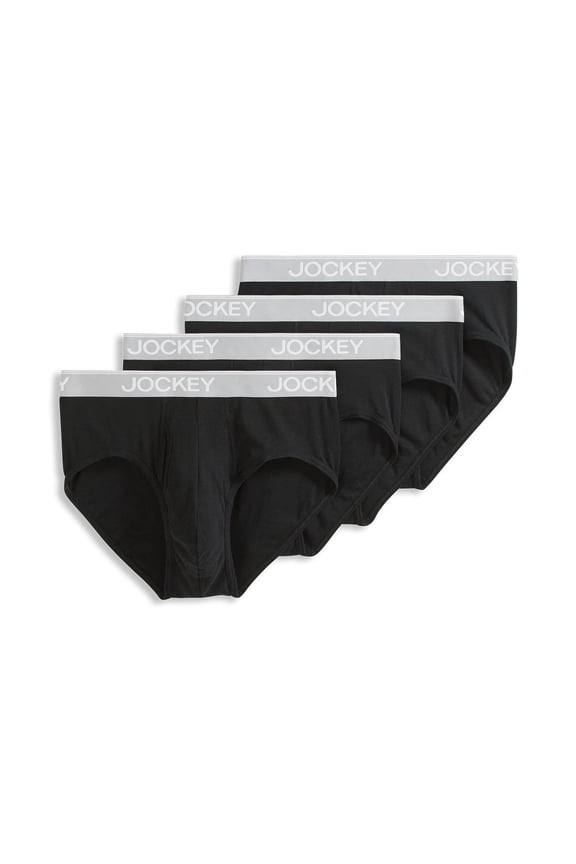 4 pack cotton blend men's brief