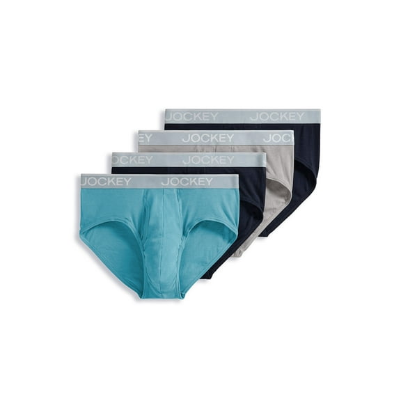 Jockey Essentials 4 pack cotton blend men's brief