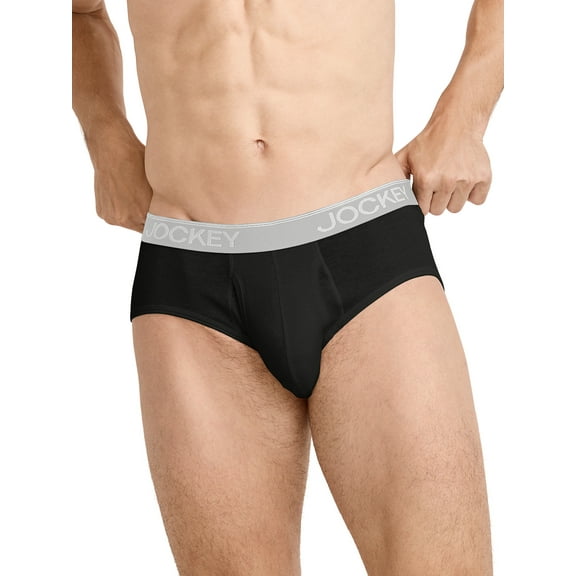 Jockey Essentials 4 pack cotton blend men's brief