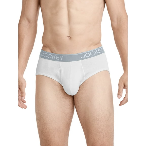 Jockey Essentials 4 pack cotton blend men's brief