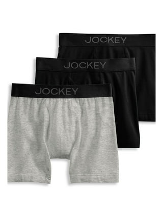 Jockey® Essentials Boys’ Microfiber Stretch Boxer Brief - 3 pack, Sizes  S-XL (6-20)