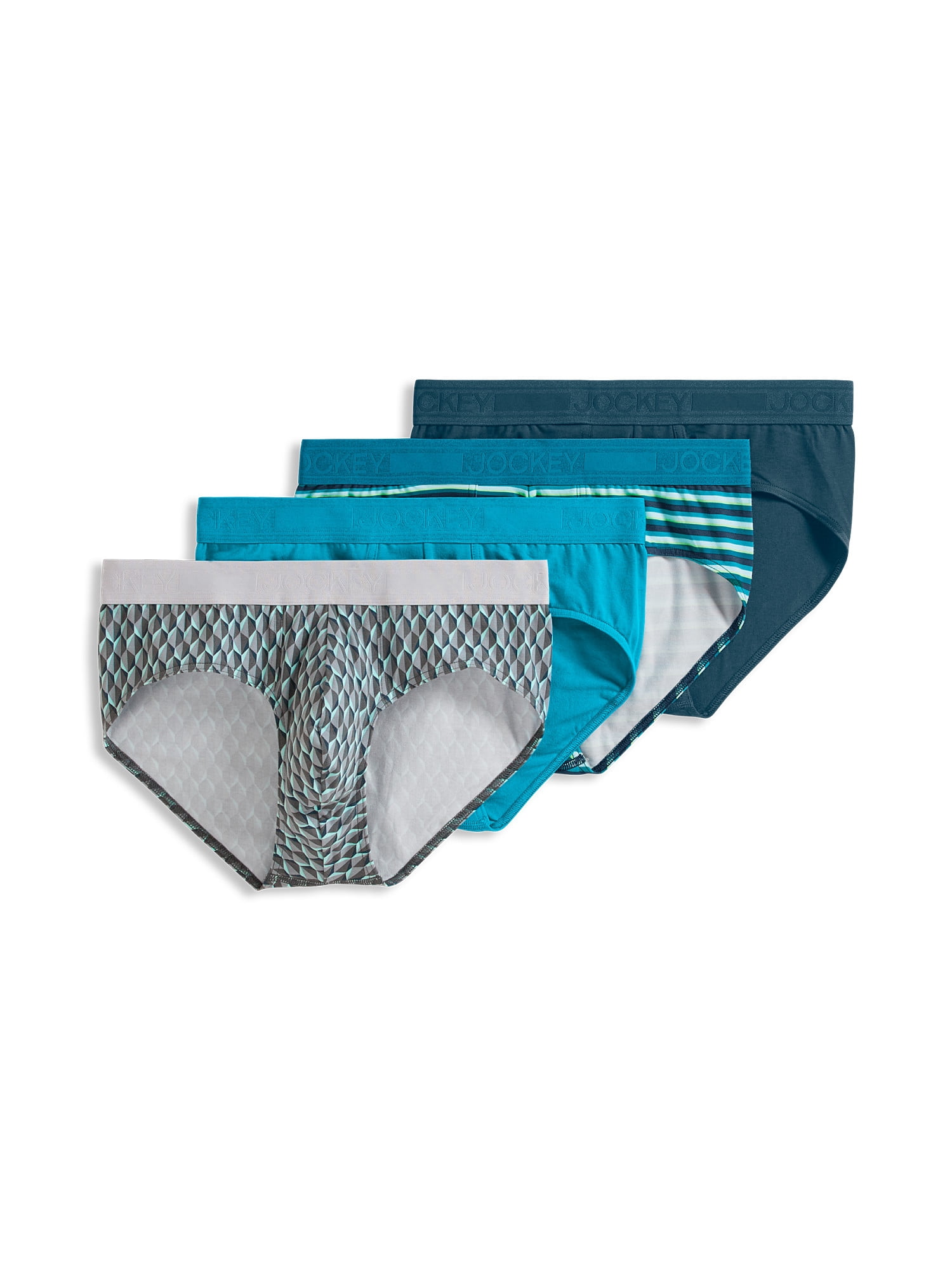 Jockey Essentials Cotton Stretch Men's 4 Pack Brief