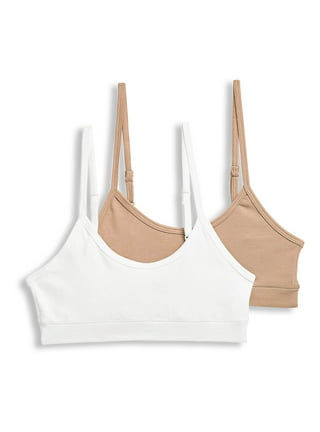 Calvin Klein Girls' Training Bra - 6 Pack Stretch Cotton Cami Bralette -  Bra for Girls, Adjustable Straps (S-XL)