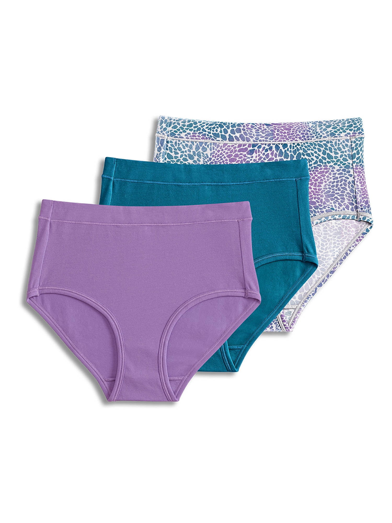 Jockey® Essentials Girls’ Cotton Stretch Brief - 3 pack, Sizes S-XL (6-16)
