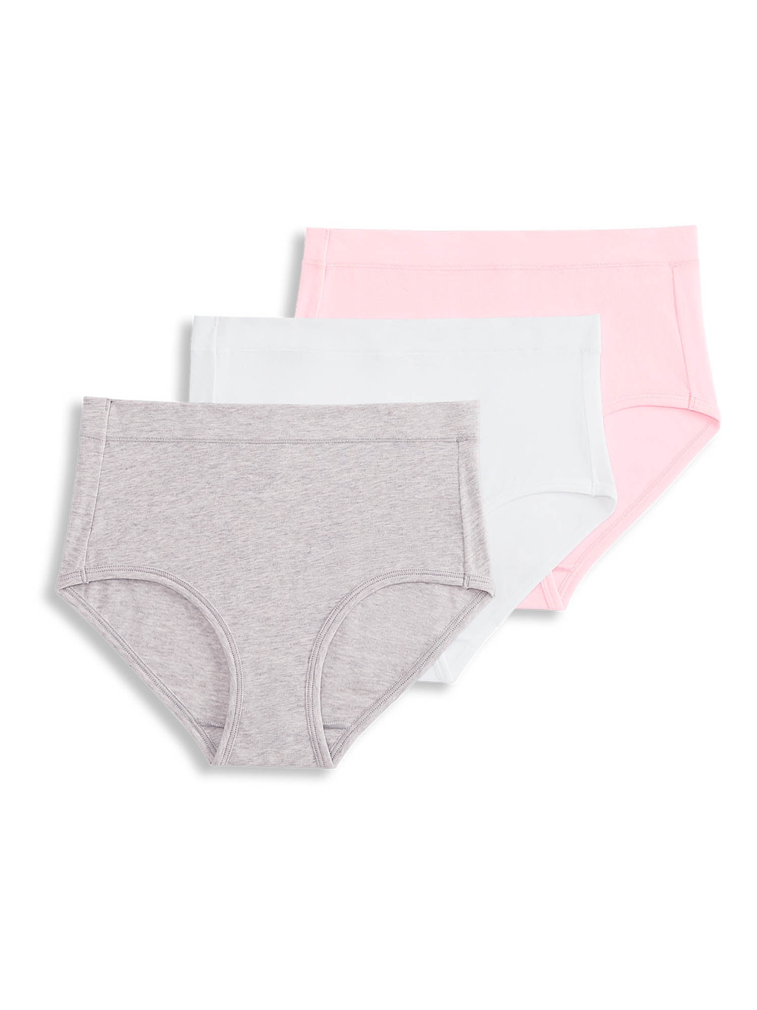Jockey® Essentials Girls' Cotton Stretch Brief Panty- 3 Pack, Sizes S-XL (6-16)  