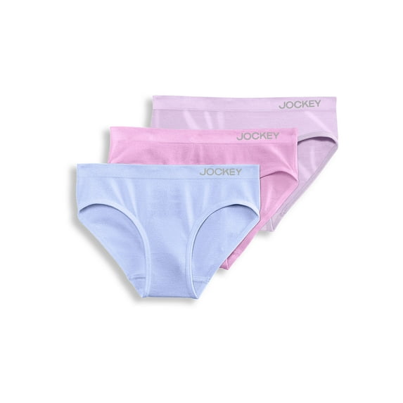 Jockey® Essentials Girls’ Seamfree® Hipster - 3 pack, Sizes S-XL (6-16)
