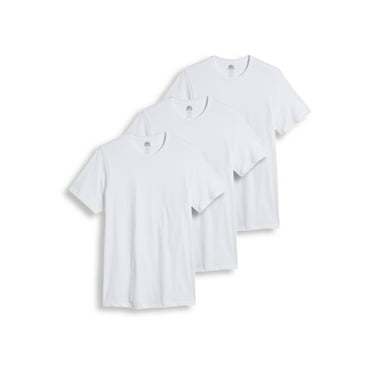 Hanes Men's Super Value Pack White Crew T-Shirt Undershirts, 10 Pack ...
