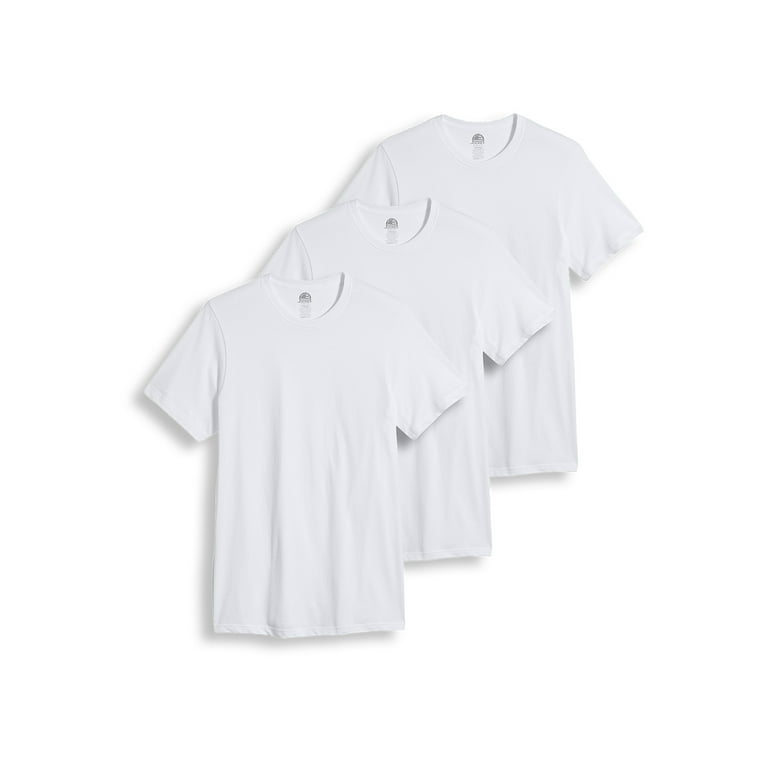 Jockey® Essentials Men's 100% Cotton T-shirt, 3 Pack, Undershirts
