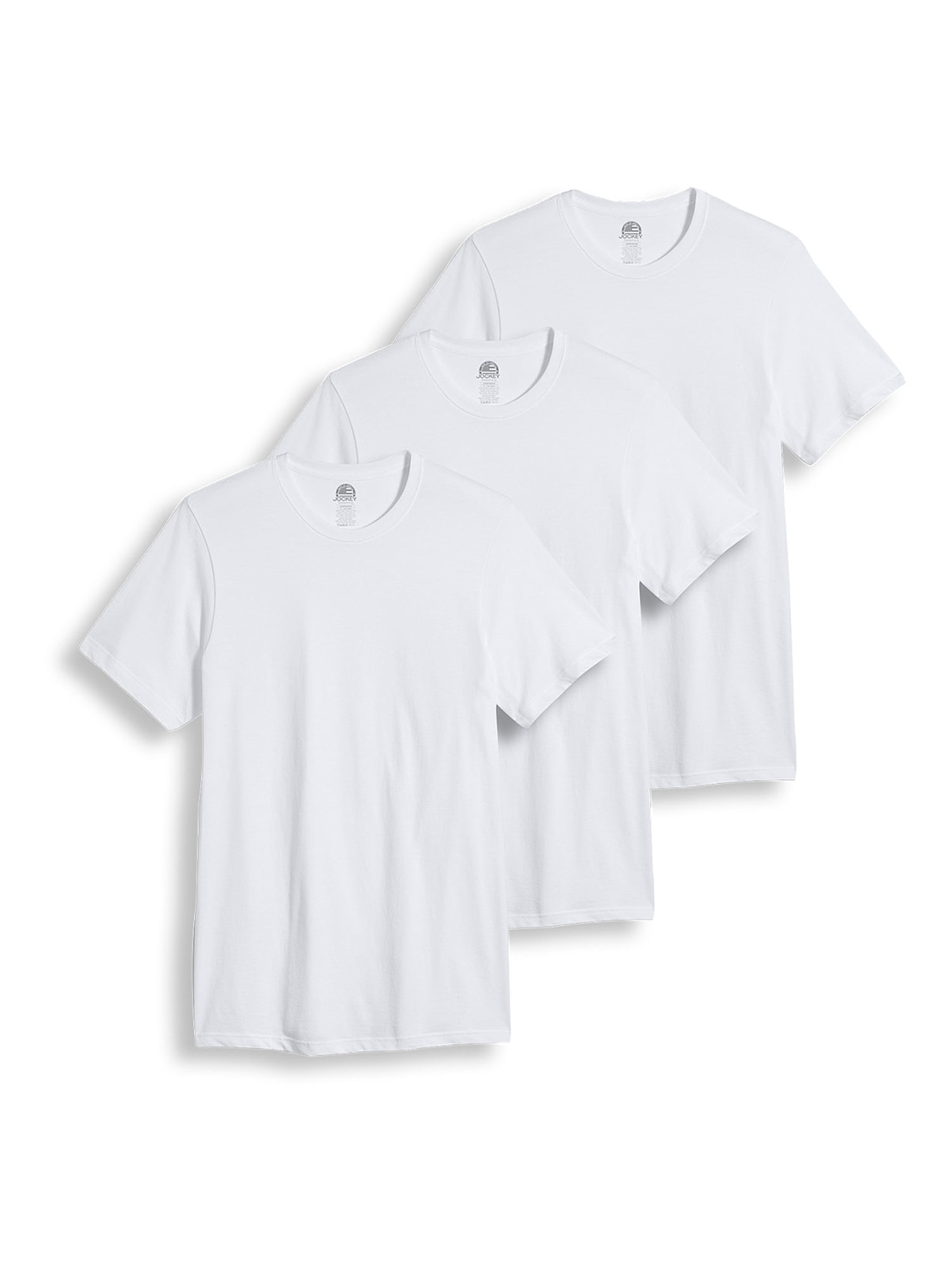 Jockey® Essentials Men's 100% Cotton Tall Man T-shirt, 3 Pack, Extra ...