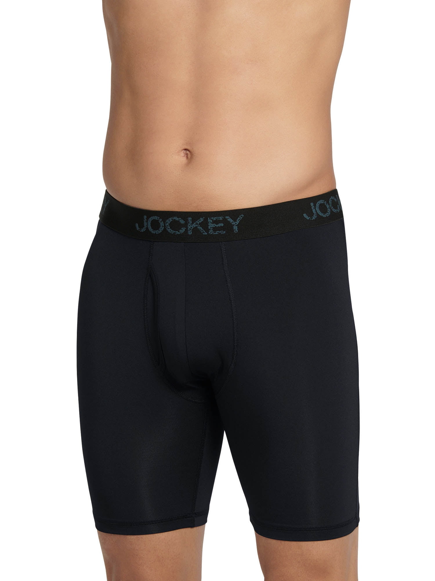 Jockey® Essentials Men's Microfiber Long Leg Boxer Brief Underwear