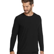 JOCKEY ESSENTIALS Jockey® Essentials Men's Soft Stretch Long Sleeve Sleep Shirt, Comfort Sleepwear, Pajama Top, Soft Loungewear, Sizes Small, Medium, Large, Extra Large, 2XL, 22090