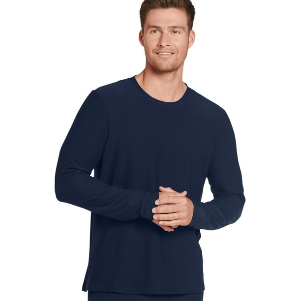 Jockey® Essentials Men's Soft Stretch Long Sleeve Sleep Shirt