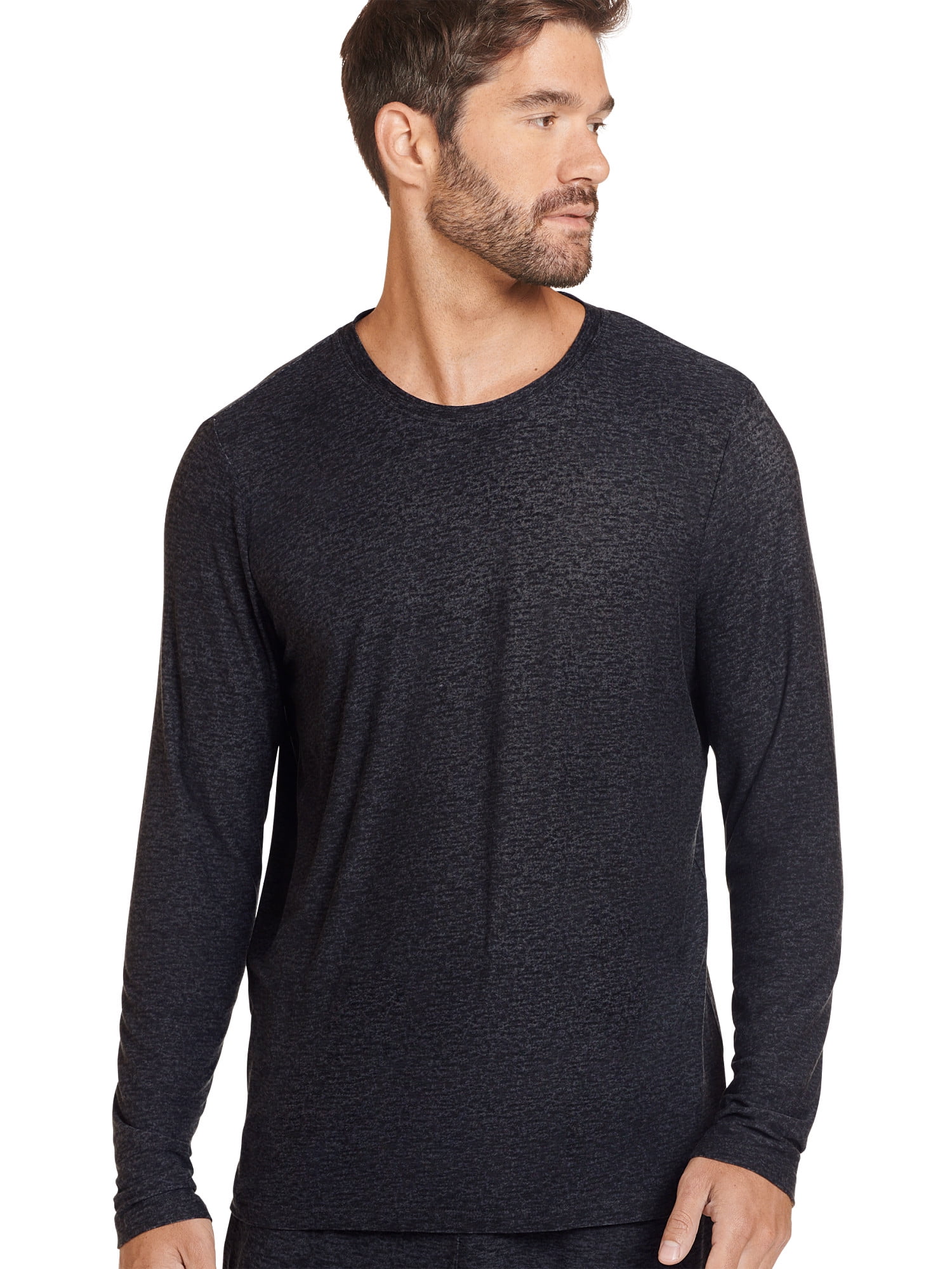 Men's Oh So Soft Luxe Long Sleeve Stretch Tee Shirt Hoodie – Stretch Is  Comfort