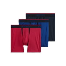 Jockey Essentials® Men's Zero Chafe Pouch Boxer Brief, 6" Inseam, Pack of 3, Separation Underwear, Comfort Workout Underwear, Sizes Small, Medium, Large, Extra Large, 2XL, 3XL, 6849
