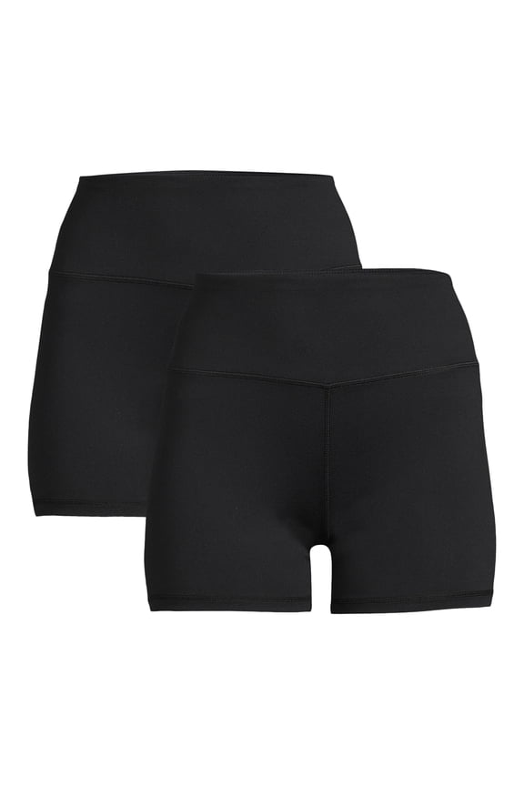 Women's Bike Shorts, 2-Pack