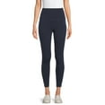 thumbnail image 1 of Jockey Essentials Women's Cotton Blend 7/8 Leggings with Side Pockets, 1 of 5