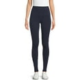 thumbnail image 1 of Jockey Essentials Women's Cotton Blend High Waist Basics Ankle Leggings, 1 of 2
