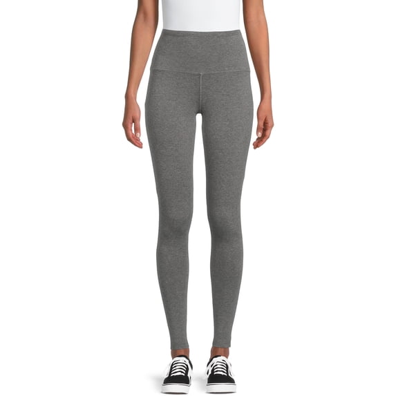 Jockey Essentials Women's Cotton Blend High Waist Basics Ankle Leggings