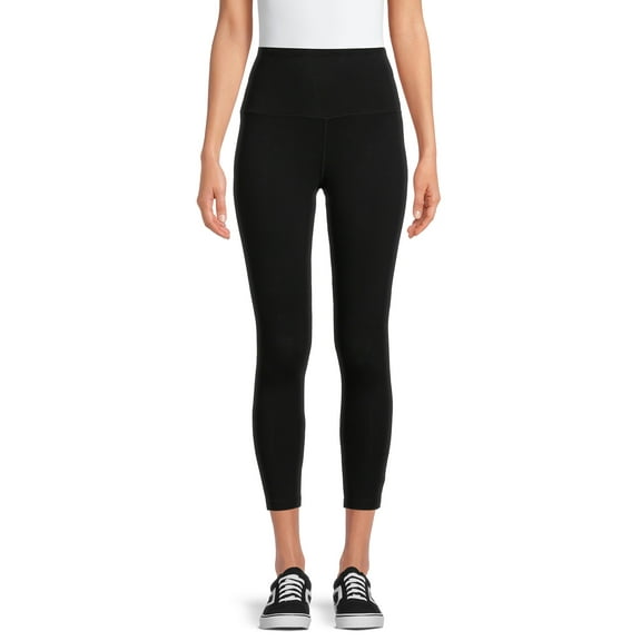Jockey Essentials Women's Cotton-Blend High Waist Capri Leggings