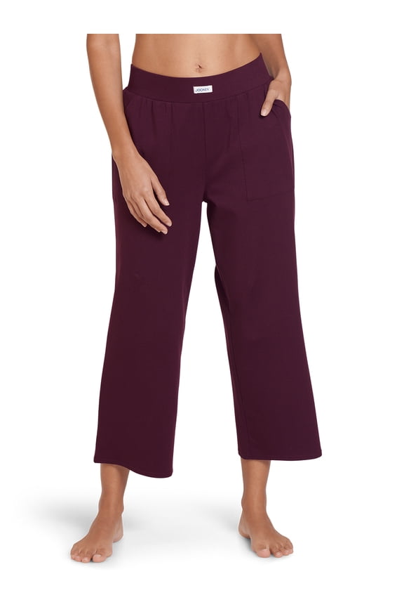 Women's Cotton Stretch Cropped Sleep Pants, Sizes S-3X