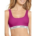 thumbnail image 1 of Jockey® Essentials Women's Cotton Stretch Scoop Bralette, Wirefree Comfort Bra, Sizes Small-3XL, 5691, 1 of 5