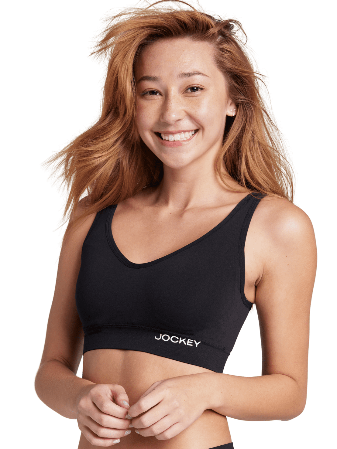 Jockey® Essentials Women's Seamfree® Eco Back Smoothing Bralette Sizes Small-3XL