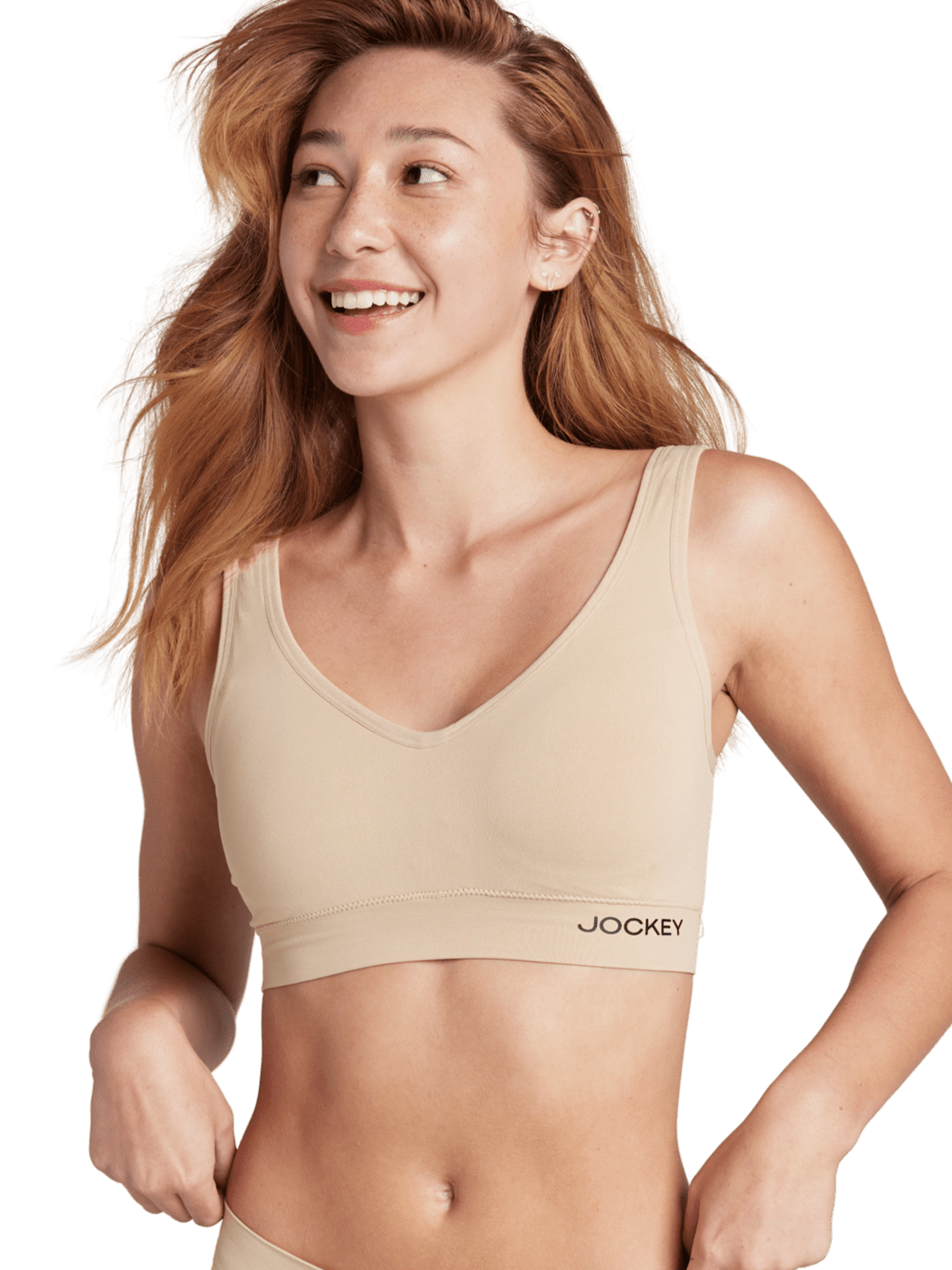 Jockey® Essentials Women's Seamfree® Eco Back Smoothing Bralette Sizes Small-3XL