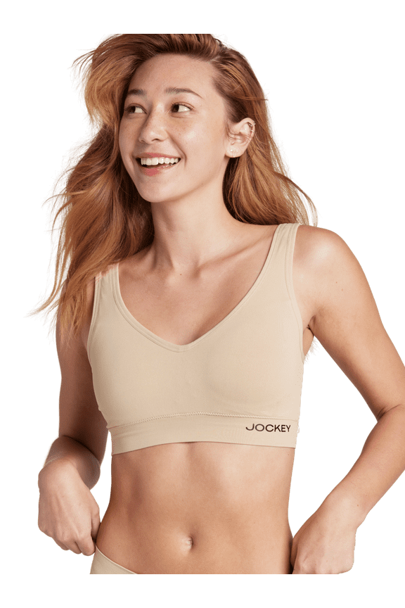 Jockey® Essentials Women's Seamfree® Eco Back Smoothing Bralette Sizes Small-3XL