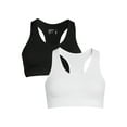 Jockey Essentials Women's Low Impact Seamless Racerback Sports Bras, 2Pack