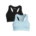 thumbnail image 1 of Jockey Essentials Women's Low Impact Seamless Racerback Sports Bras, 2-Pack, 1 of 3