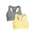 Jockey Essentials Women's Low Impact Seamless Racerback Sports Bras, 2Pack