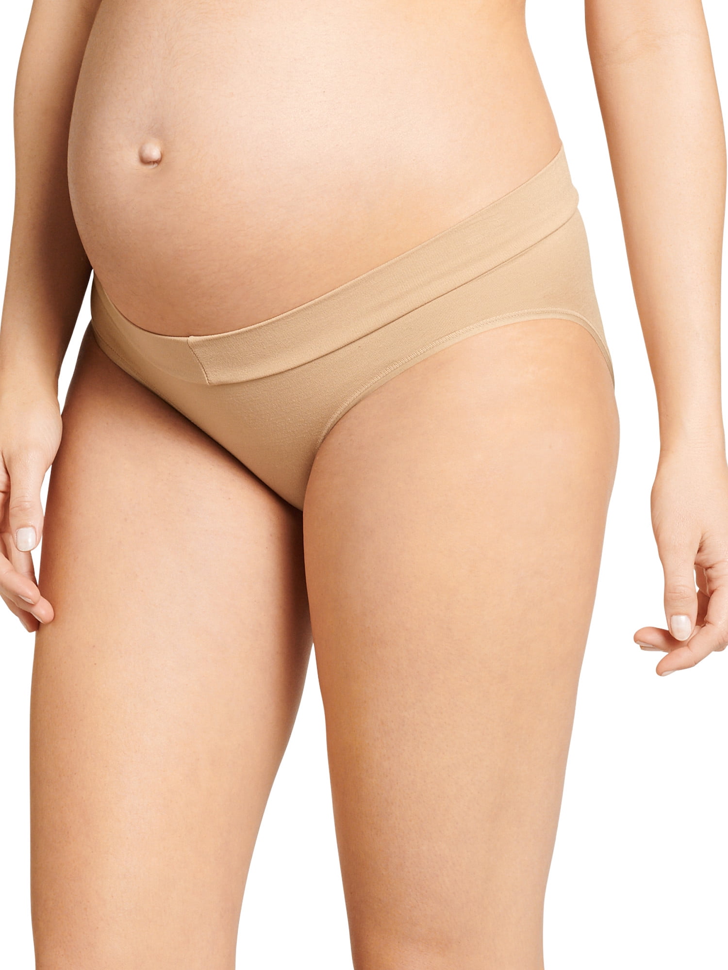 Maternity Underwear Under The Bump Pregnancy Postpartum Panties Womens  Cotton Briefs 3-pk Elements 2XL