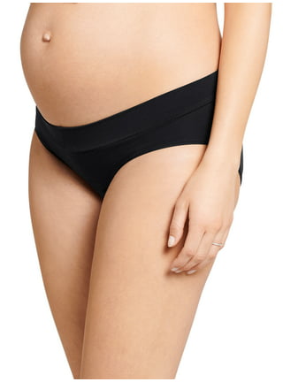 TIANEK Maternity Underwear Seamless for Women Ladies 3-Pack Elastic Low  Waist Pregnancy Postpartum Comfort Tummy Control Panties 
