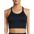 thumbnail image 1 of Jockey Essentials Women's Medium Impact Seamless Rib Long Line Cami Bra, 1 of 3