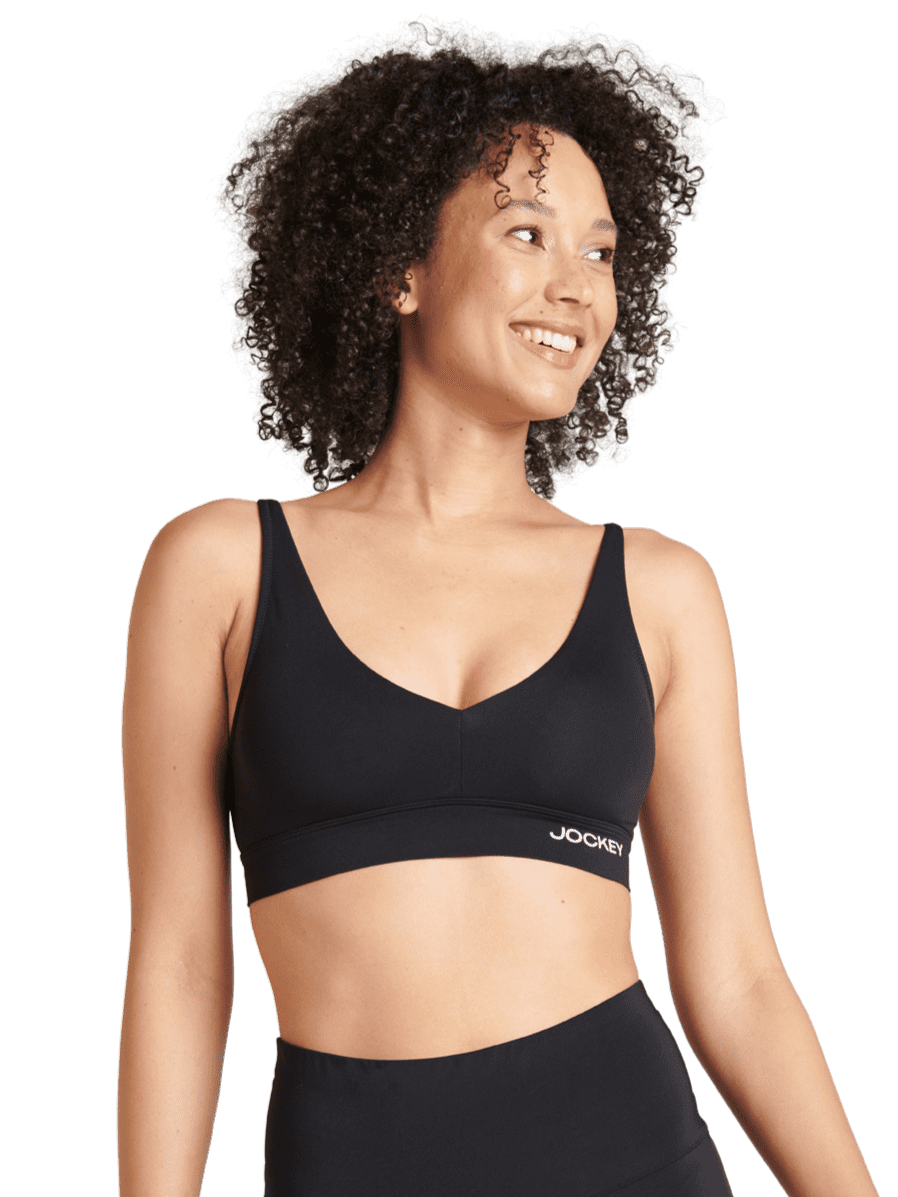 Jockey® Essentials Women's Soft Touch Seamfree® Plunge Bralette, Wirefree Bra, Sizes S-3XL