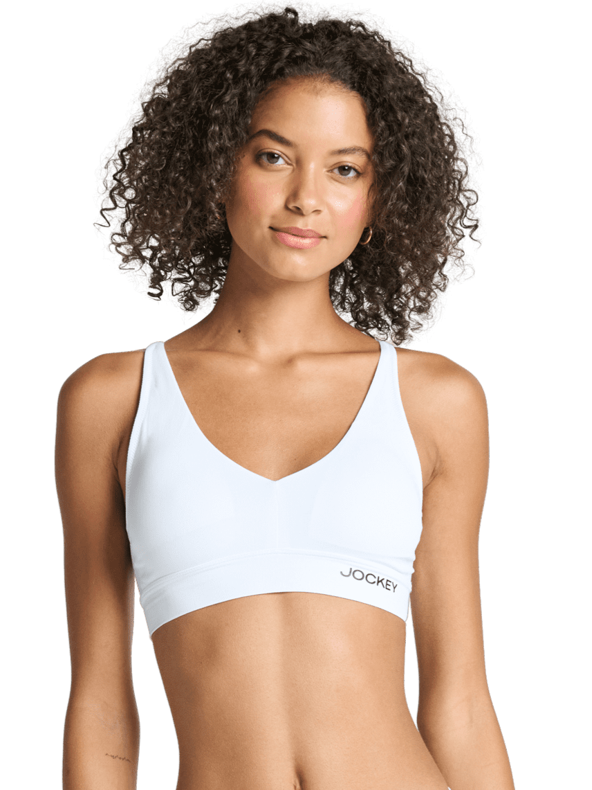 Jockey® Essentials Women's Soft Touch Seamfree® Plunge Bralette, Wirefree Bra, Sizes S-3XL