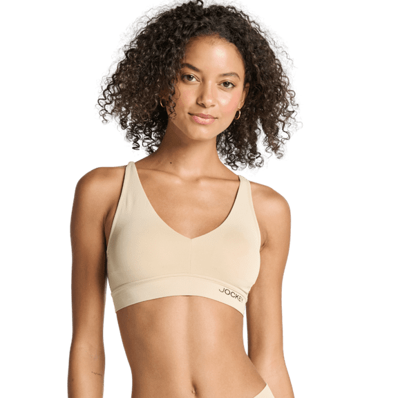 Jockey® Essentials Women's Soft Touch Seamfree® Plunge Bralette, Wirefree Bra, Sizes S-3XL