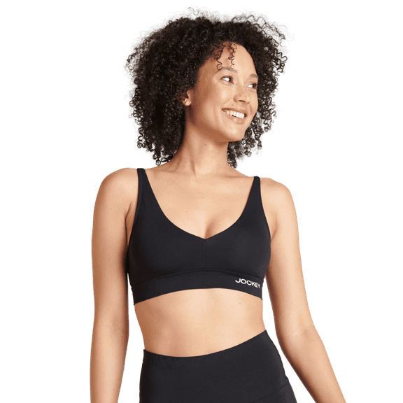 Jockey® Essentials Women's Soft Touch Seamfree® Plunge Bralette, Wirefree Bra, Sizes S-3XL
