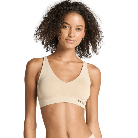 Jockey® Essentials Women's Soft Touch Seamfree® Plunge Bralette, Wirefree Bra, Sizes S-3XL