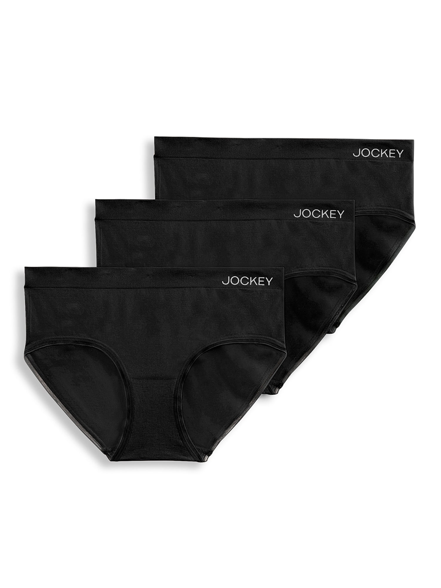 Jockey® Essentials Seamfree® Eco Thong Underwear, 3 Pack, Sizes Small-3XL