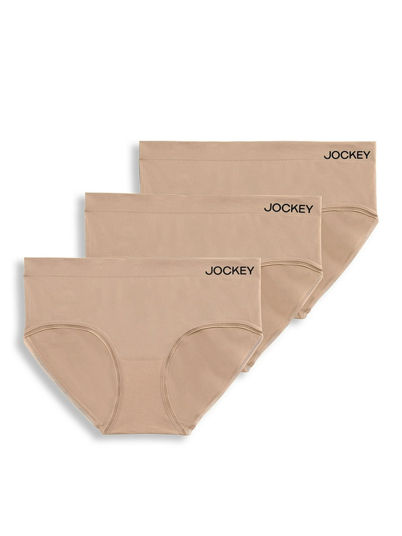 ★DONKIE★ Jennie 3color Jockey Essentials Women's Seamfree Hipster Panties, 3-Pack