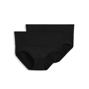 Jockey® Essentials Women's Seamfree® Slimming Brief Panties, Cooling Shapewear, Body Slimming Underwear, Pack of 2, Sizes Small-3XL