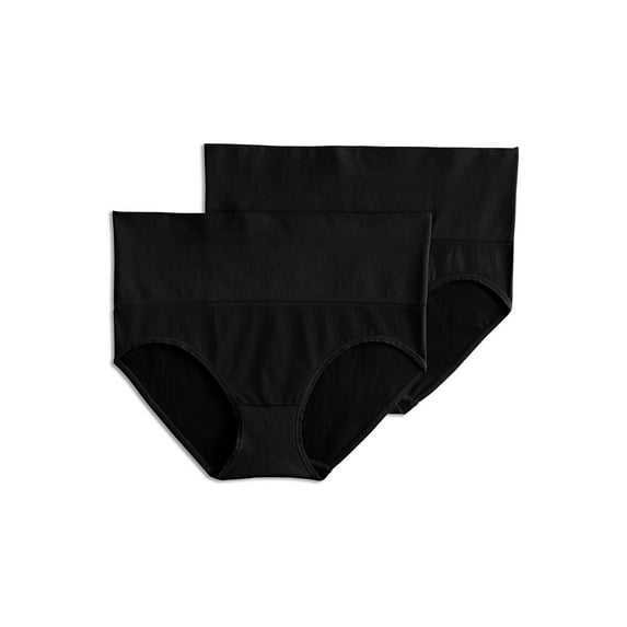 Jockey® Essentials Women's Seamfree® Slimming Brief Panties, Cooling Shapewear, Tummy Smoothing Underwear, Pack of 2, Sizes Small-3XL, 5353