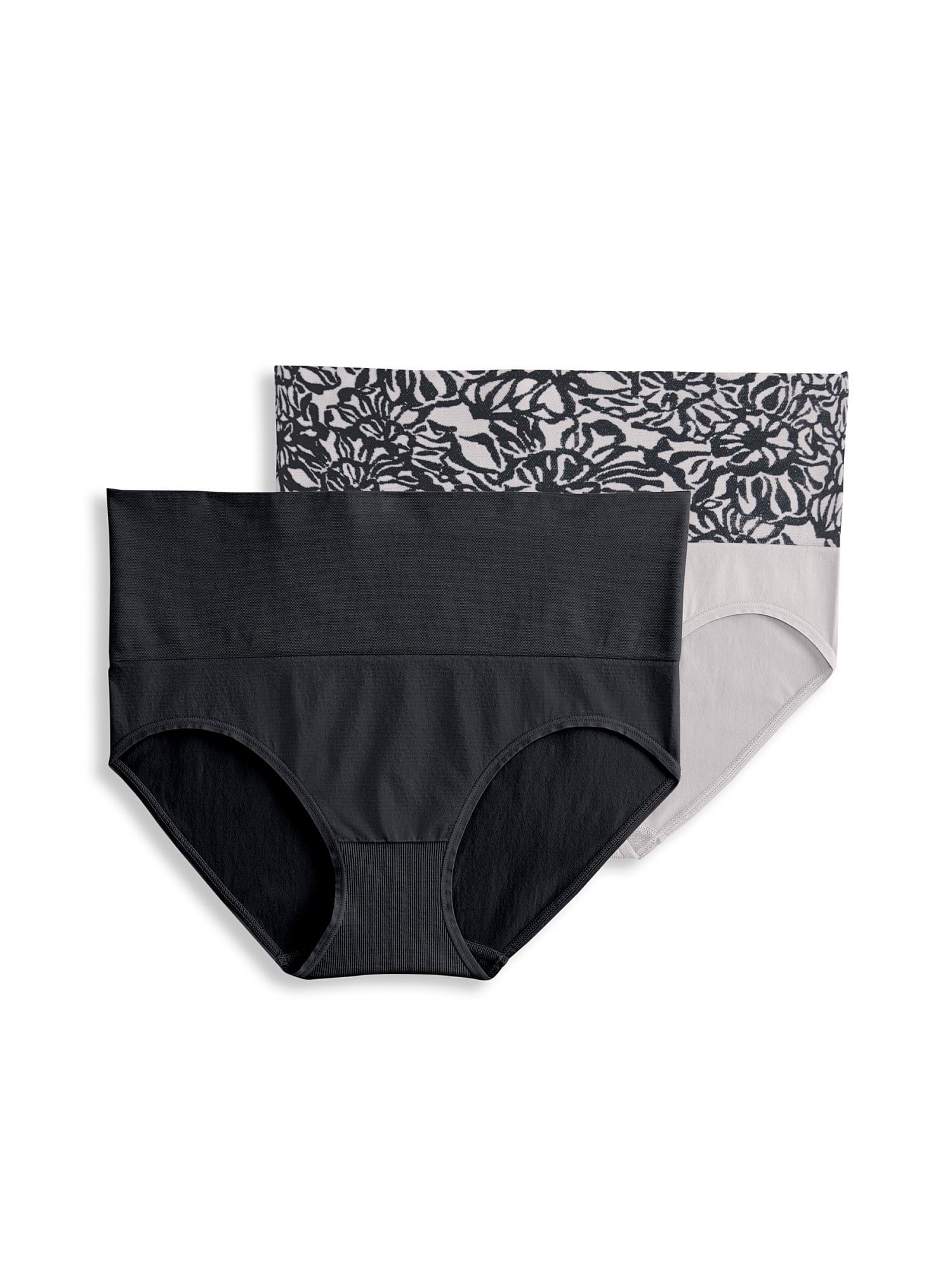 Jockey® Essentials Women's Seamfree® Slimming Brief Panties, Cooling Shapewear, Tummy Smoothing Underwear, Pack of 2, Sizes Small-3XL, 5353