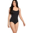 thumbnail image 1 of Jockey Essentials Women's Slimming Brief Bodysuit, Seamfree Shapewear, All Over Smoothing, Sizes Small-3XL, 5671, 1 of 4