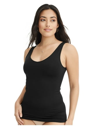 Jockey Women's Shapewear No Panty Line Promise Lace Camisole, Black, S :  : Clothing, Shoes & Accessories
