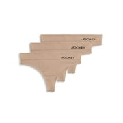 Jockey® Essentials Women's Soft Touch Seamfree® Eco Thong Panties, 3 Pack, Sizes S-XXXL